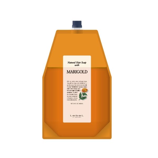 ナチュラルヘアーソープマリーゴールド1.6L×10本 ルベル ナチュラル ヘアソープ MG 1600ml マリーゴールド配合